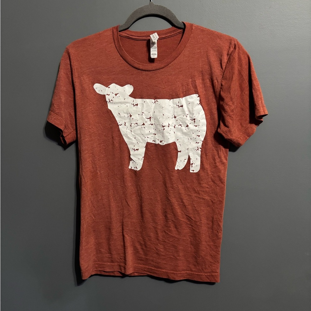 Cattle show tee size small